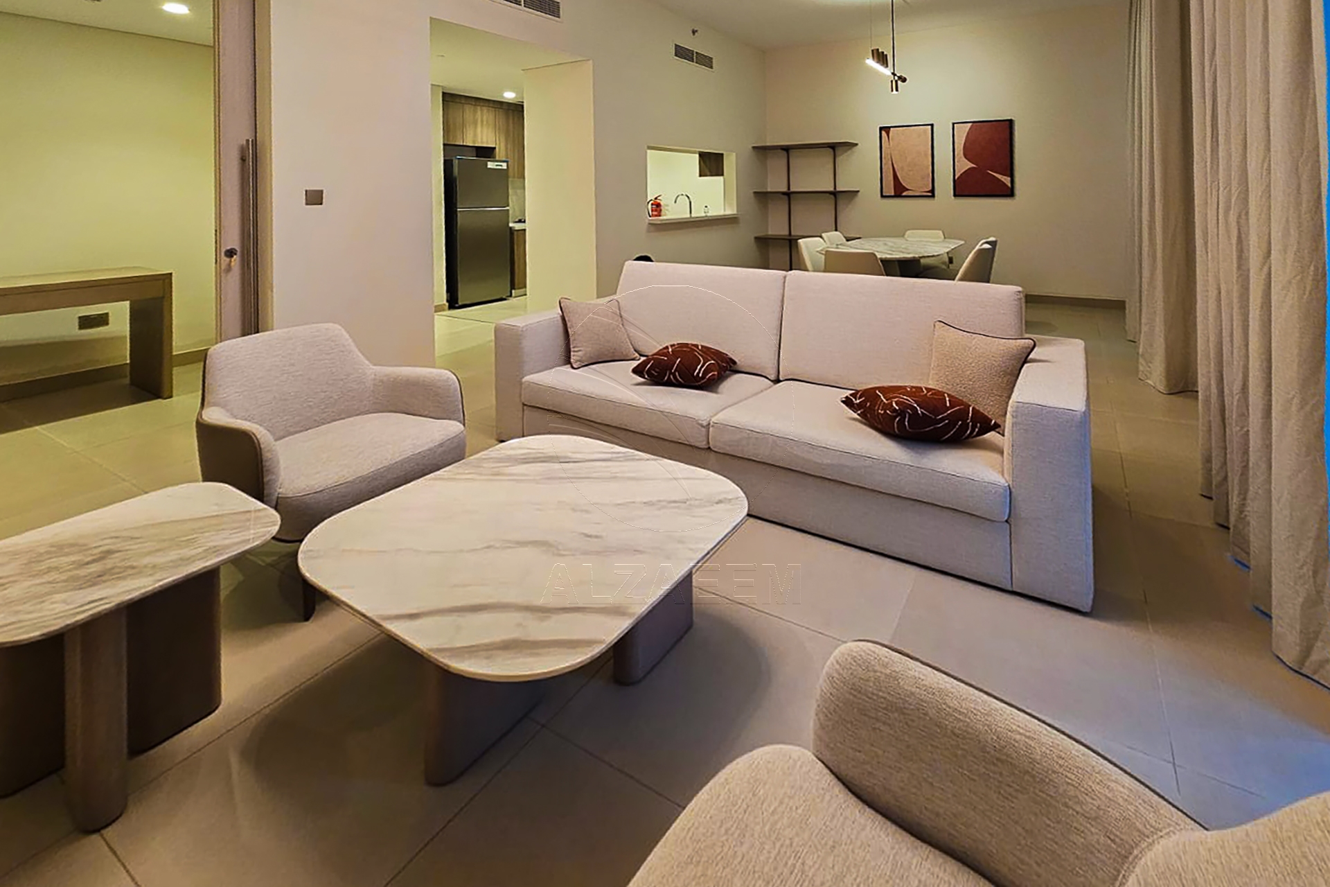 FURNISHED! High Floor | 2+M | Partial Golf View