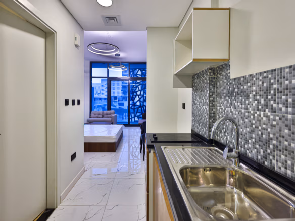 Furnished Unit | Studio with Balcony | Road View