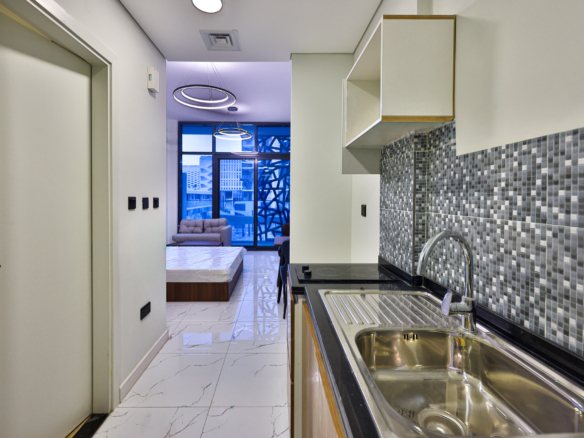 Furnished Unit | Studio with Balcony | Road View