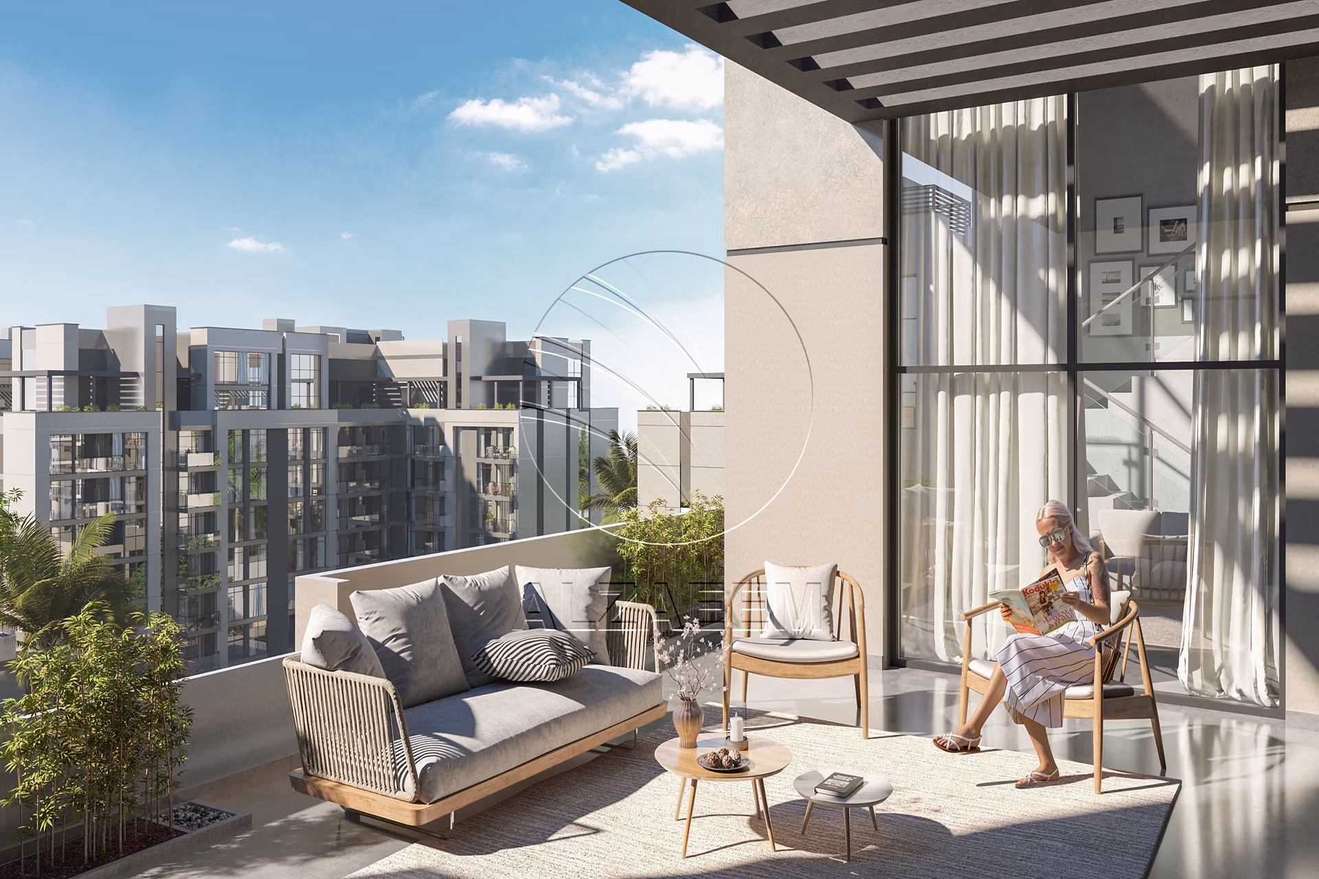 Community View | 1BR Jr with Private Terrace