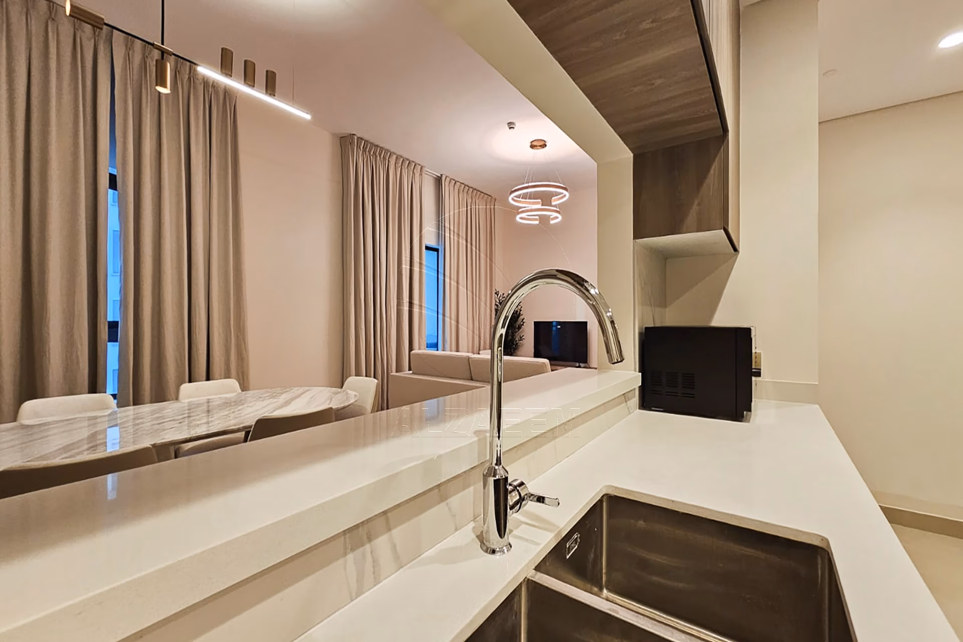 FURNISHED! High Floor | 2+M | Partial Golf View
