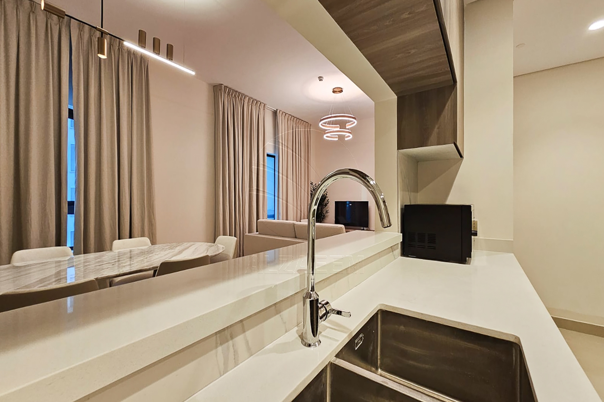 FURNISHED! High Floor | 2+M | Partial Golf View