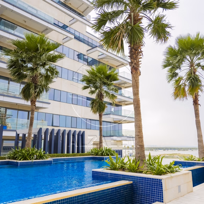 VACANT! Furnished 2BR+Maid | Partial Sea and Golf