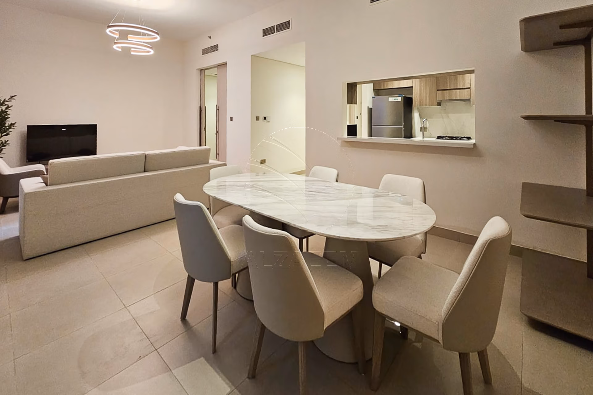 FURNISHED! High Floor | 2+M | Partial Golf View