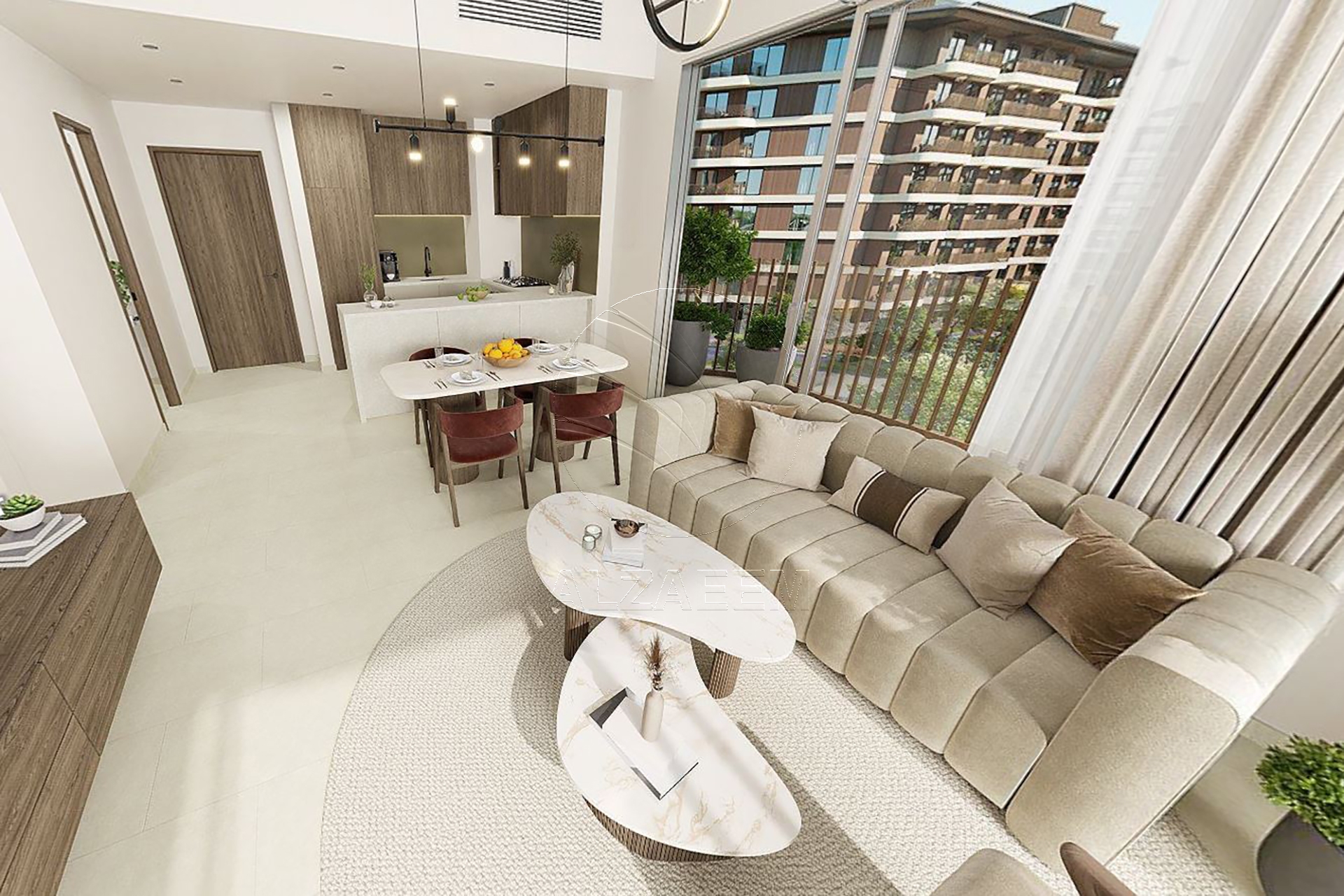High Level Corner Unit with L-Shaped Balcony