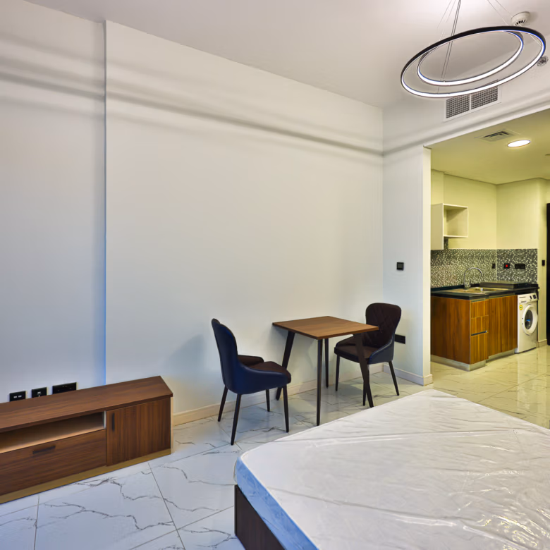 Furnished Unit | Studio with Balcony | Road View