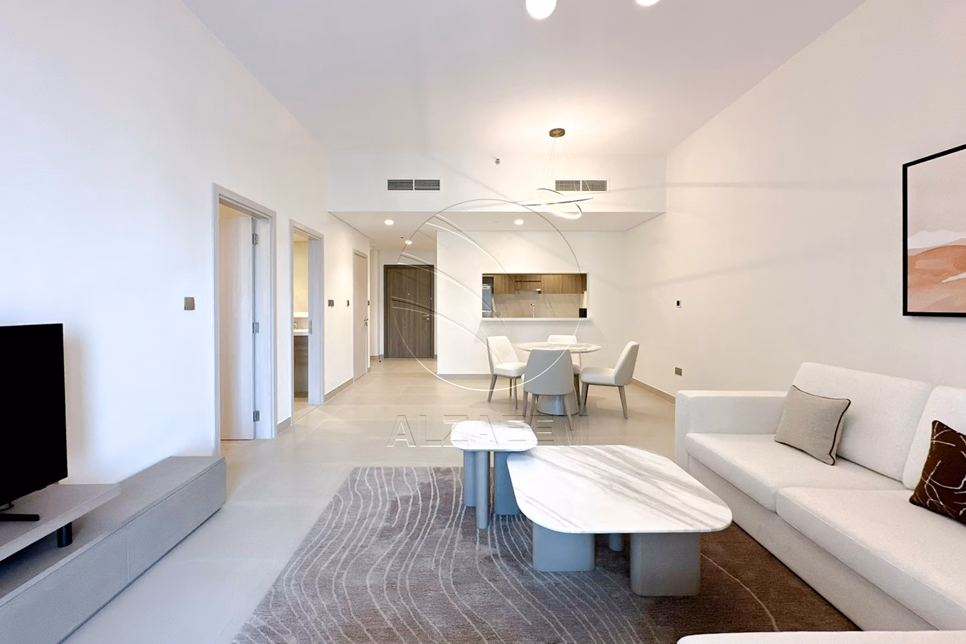 Furnished | VACANT | Partial Sea and Golf View
