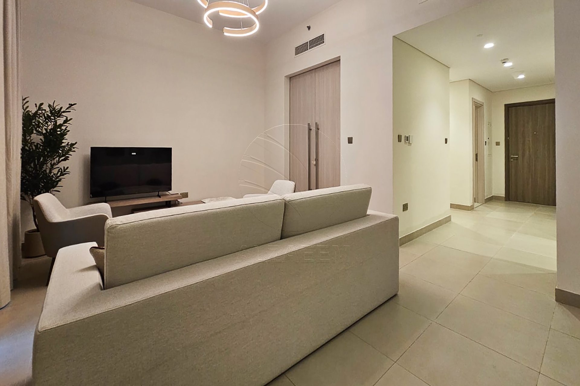 FURNISHED! High Floor | 2+M | Partial Golf View