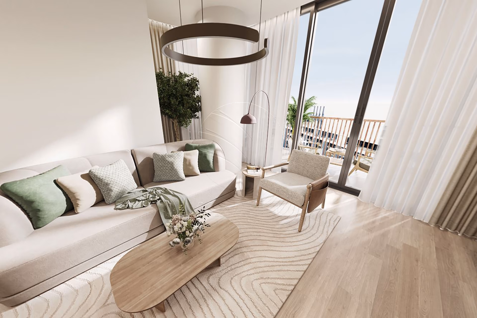 √ HIGH Floor | Partial Sea + Museum Views √