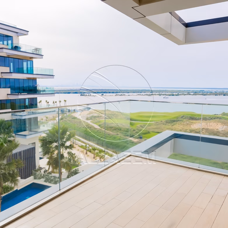 VACANT! Furnished 2BR+Maid | Partial Sea and Golf