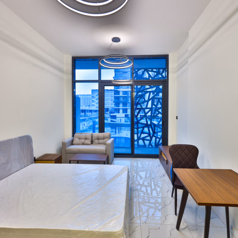 Furnished Unit | Studio with Balcony | Road View