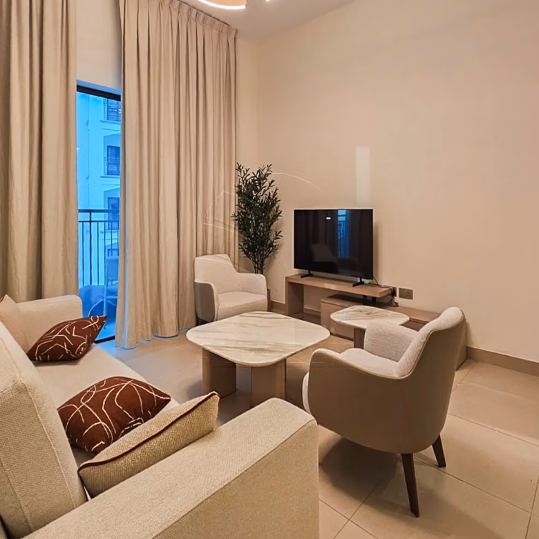 FURNISHED! High Floor | 2+M | Partial Golf View