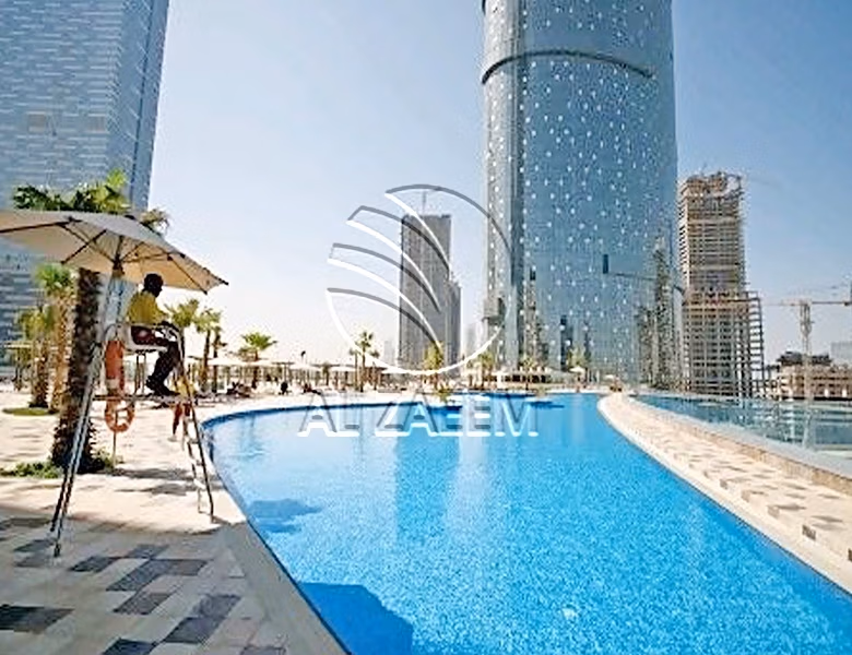 Sea View | High Floor | 2BR+Maid | Closed Kitchen
