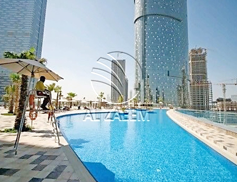 Sea View | High Floor | 2BR+Maid | Closed Kitchen