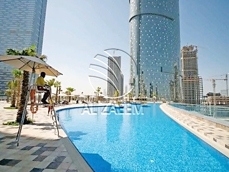 Sea View | High Floor | 2BR+Maid | Closed Kitchen