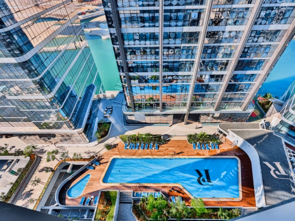 Partial Sea and Pool View | Higher Level