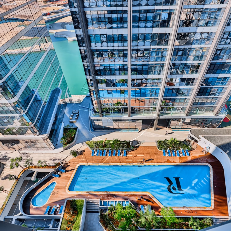 Partial Sea and Pool View | Higher Level
