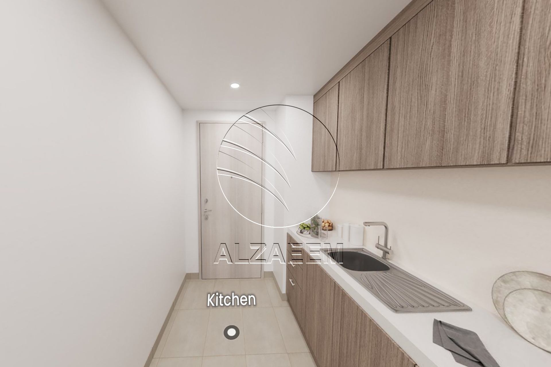 Studio mid floor + Partial Golf View and Community