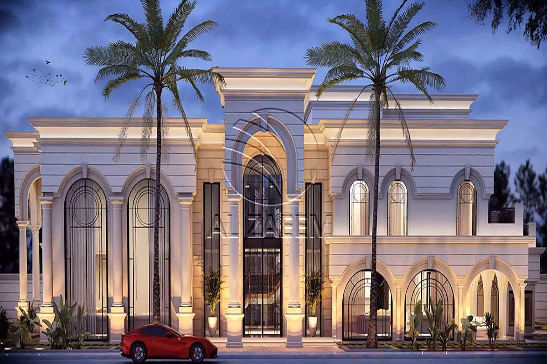 Modern Design Villa | Double Row Corner