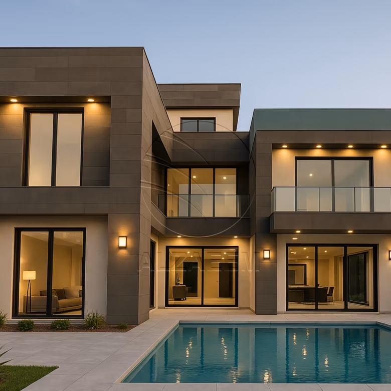 Modern Design Villa | Double Row Corner
