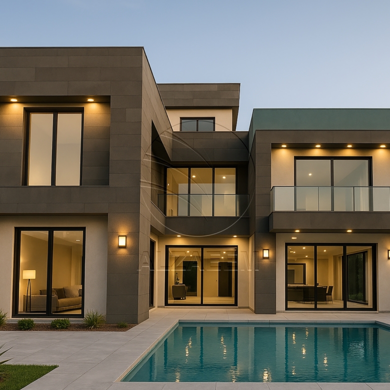 Modern Design Villa | Double Row Corner