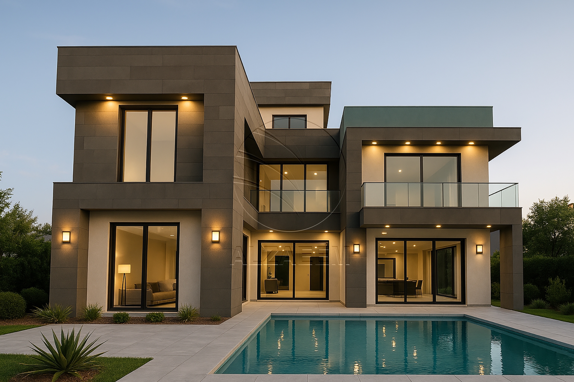 Modern Design Villa | Double Row Corner