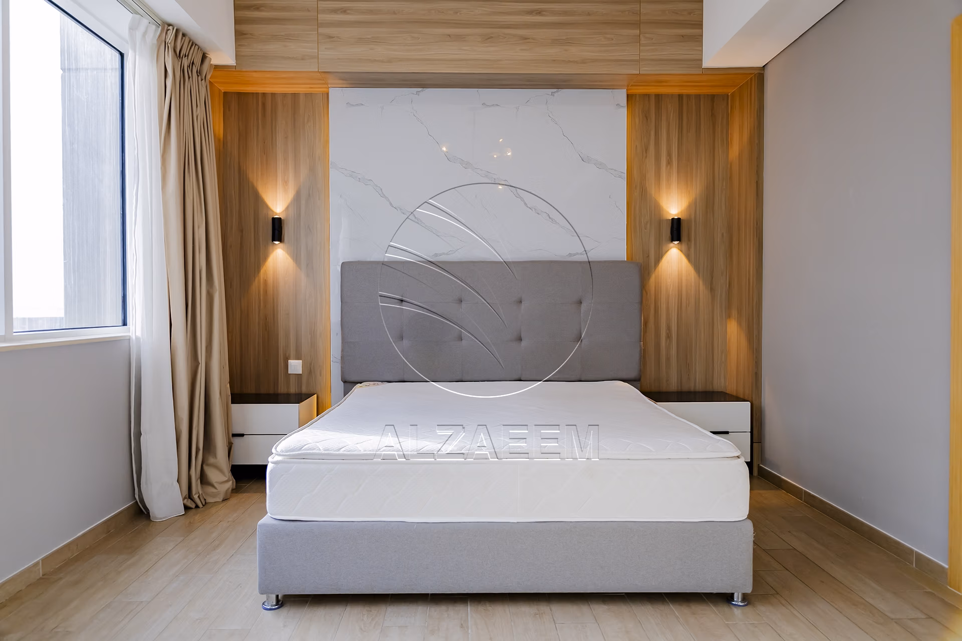 VACANT! Furnished 2BR+Maid | Partial Sea and Golf