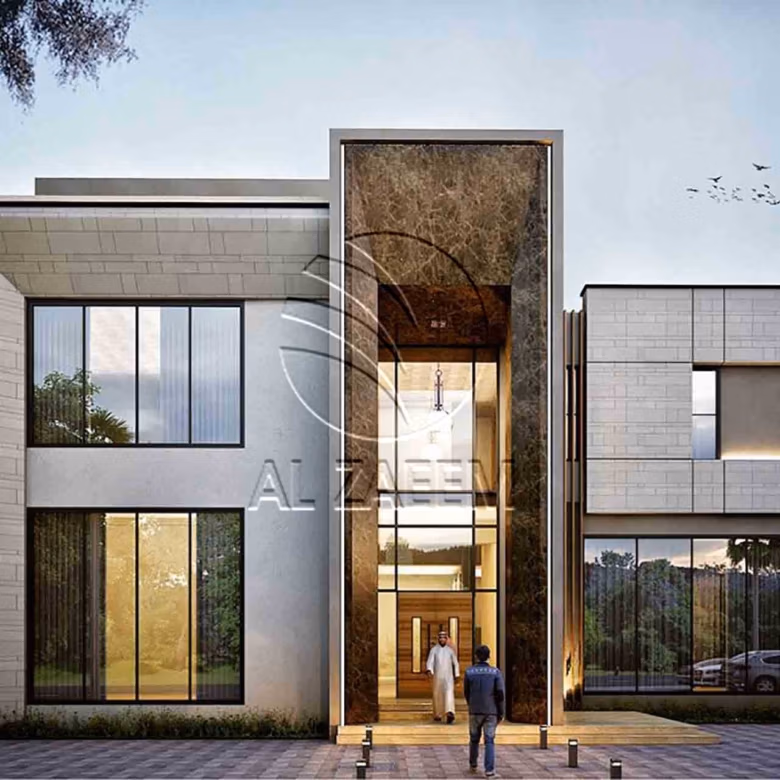 Modern Design Villa | Double Row Corner