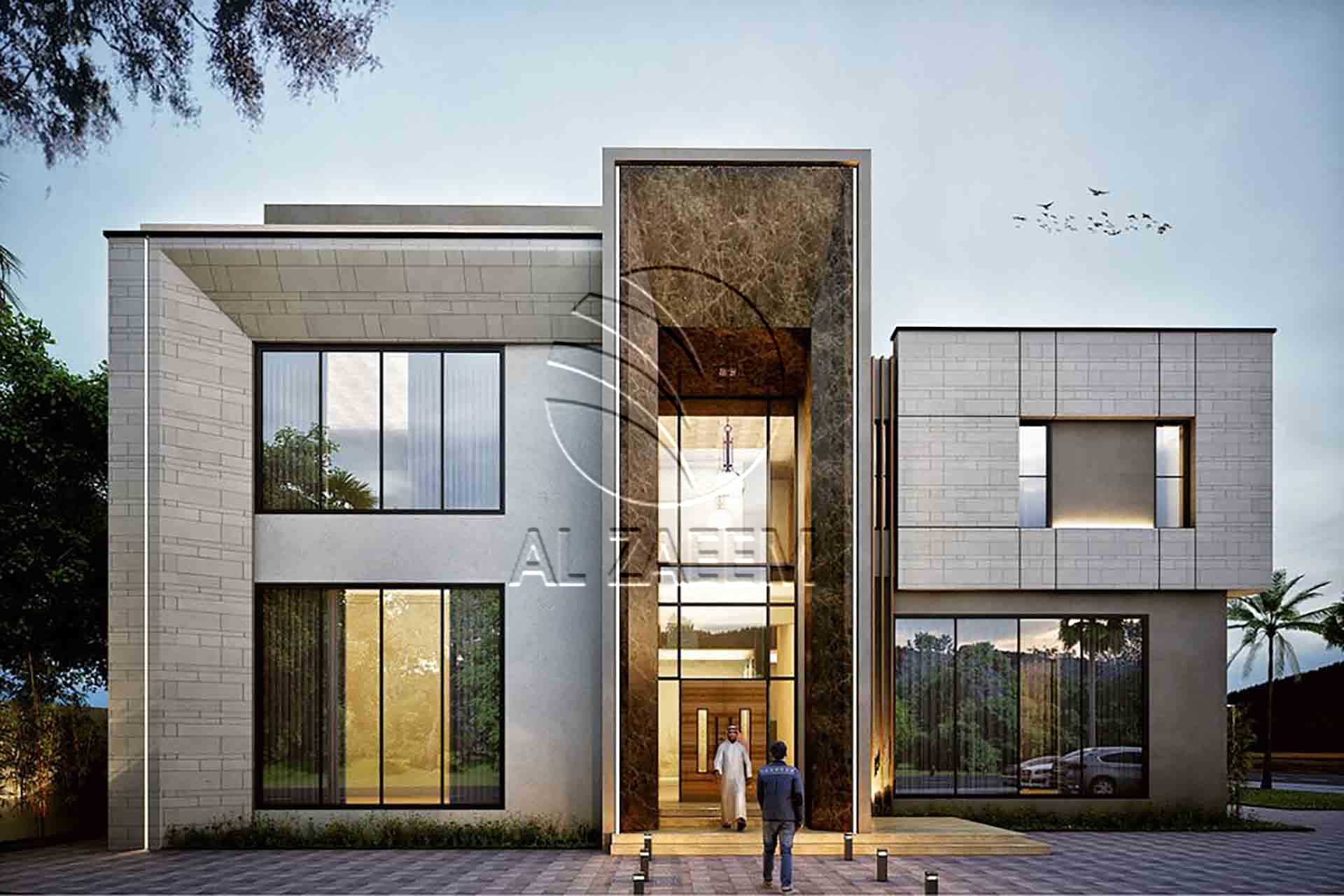 Modern Design Villa | Double Row Corner