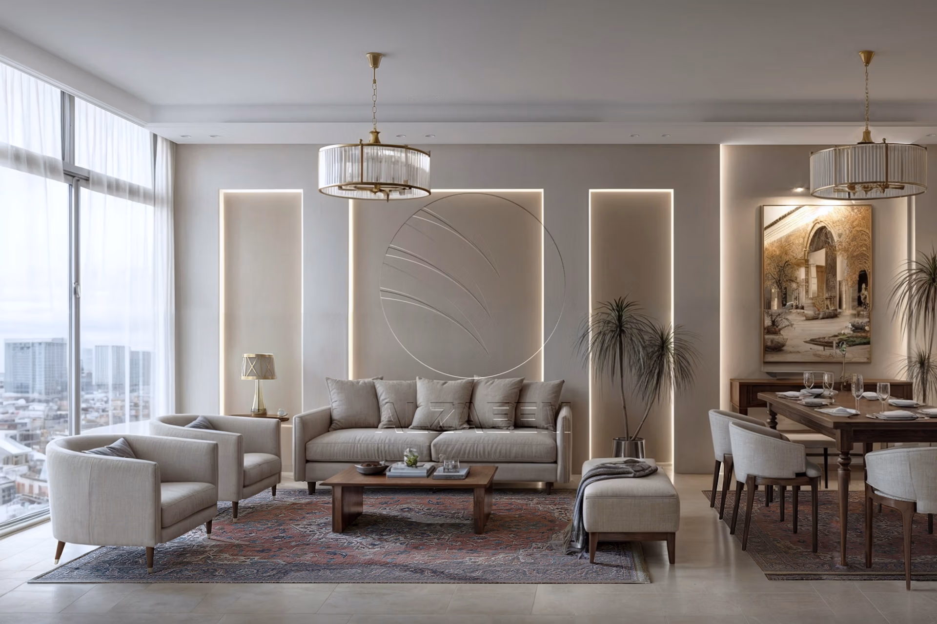 Furnished 2BR+M | Mid Level | Prime Location