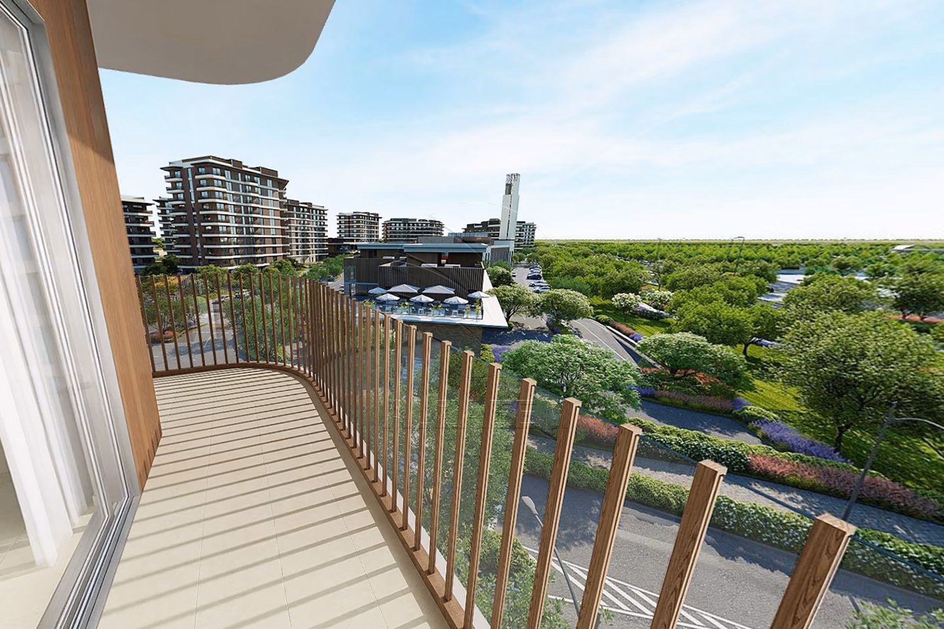 High Level Corner Unit with L-Shaped Balcony