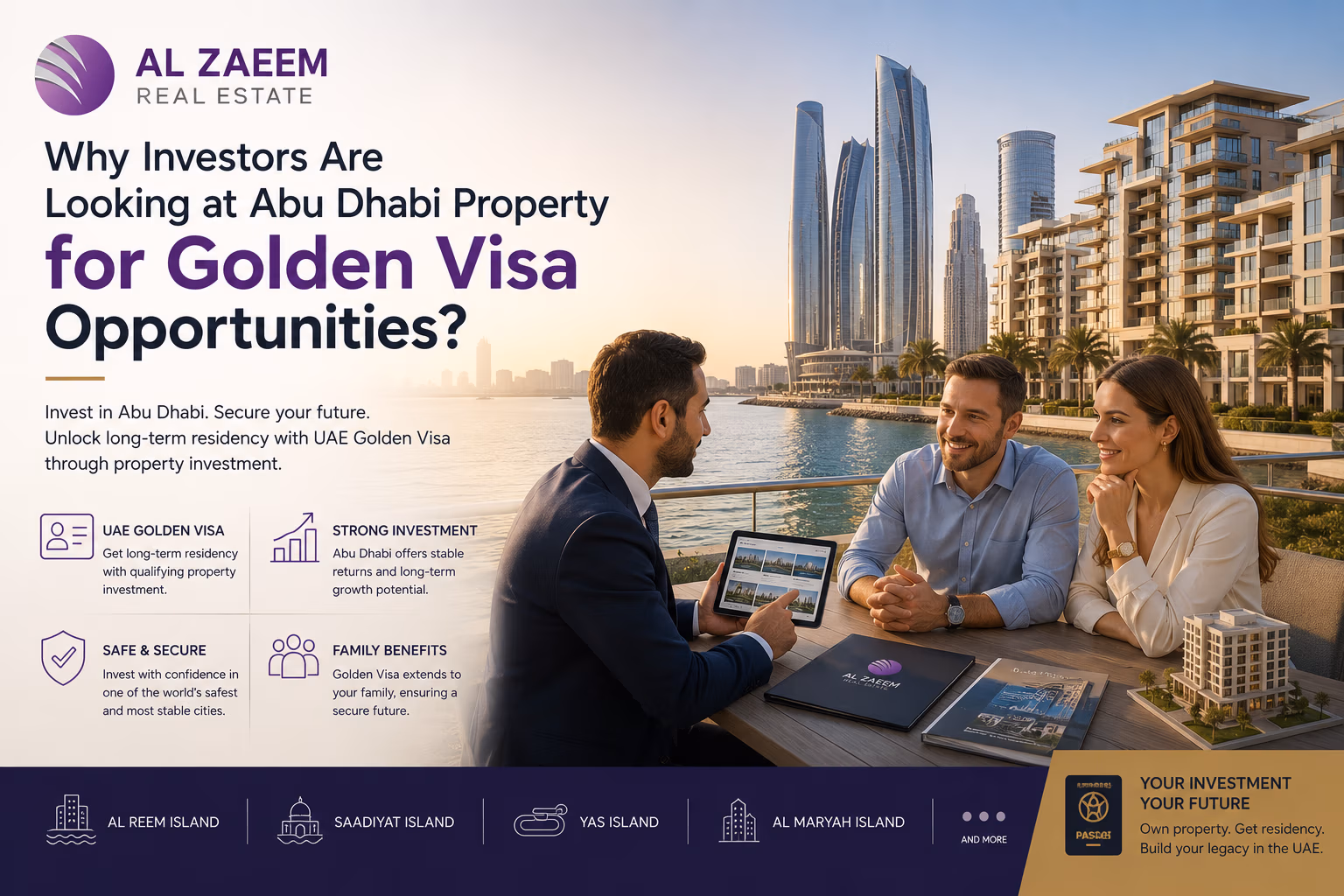 Why Investors Are Looking at Abu Dhabi Property for Golden Visa Opportunities