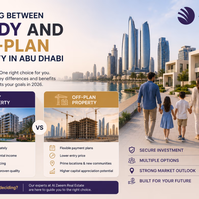 Ready vs Off-Plan Property in Abu Dhabi 2026: Which Is Better?