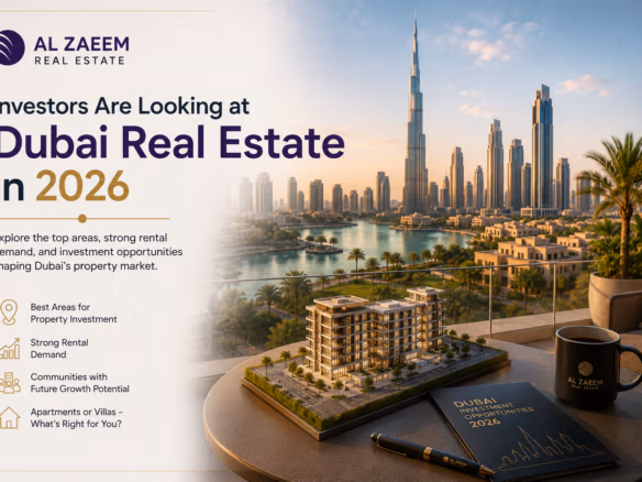 Al Zaeem Real Estate featured image about Dubai real estate investment opportunities in 2026