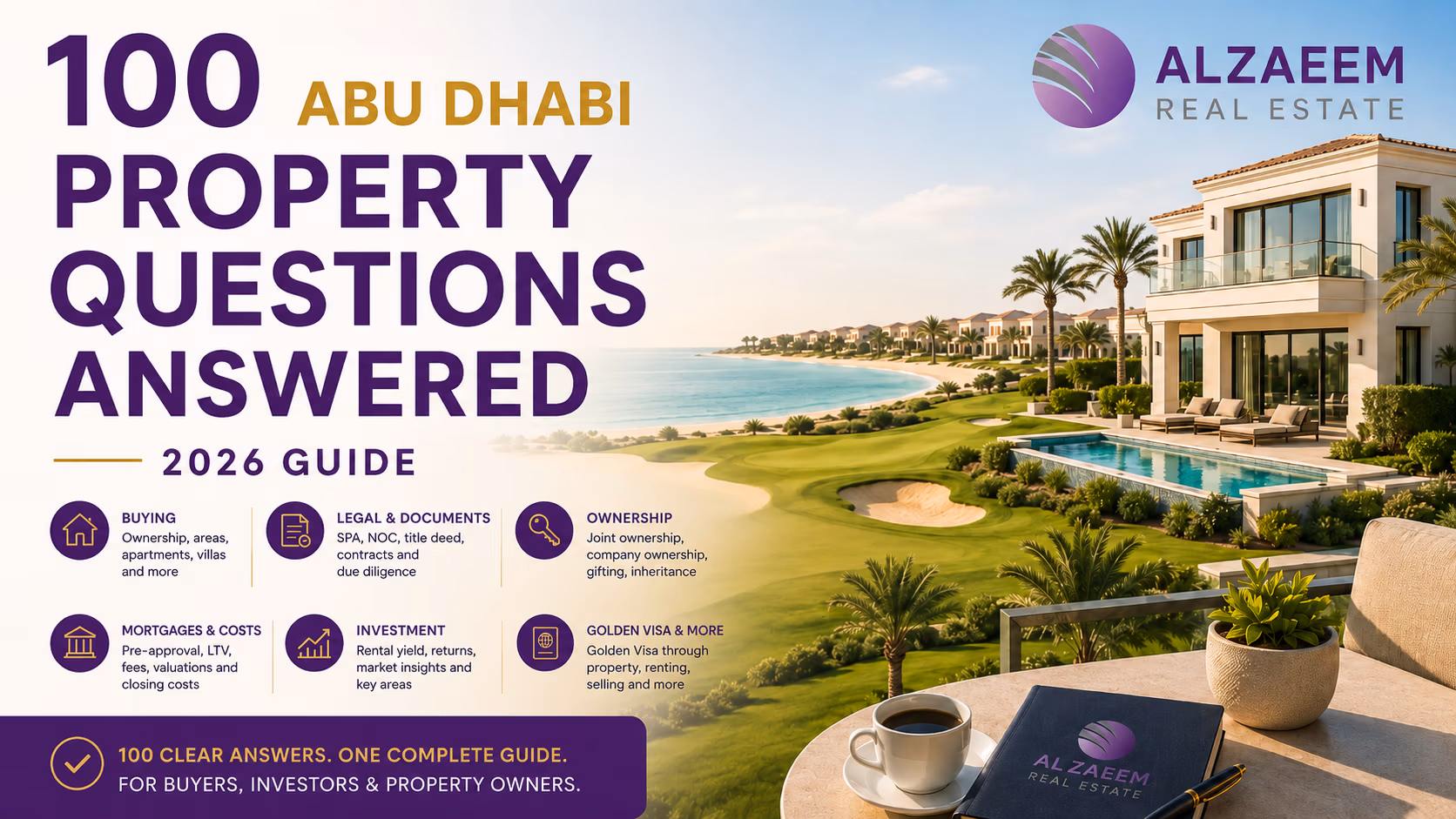 100 Abu Dhabi property questions answered for buyers and investors in 2026