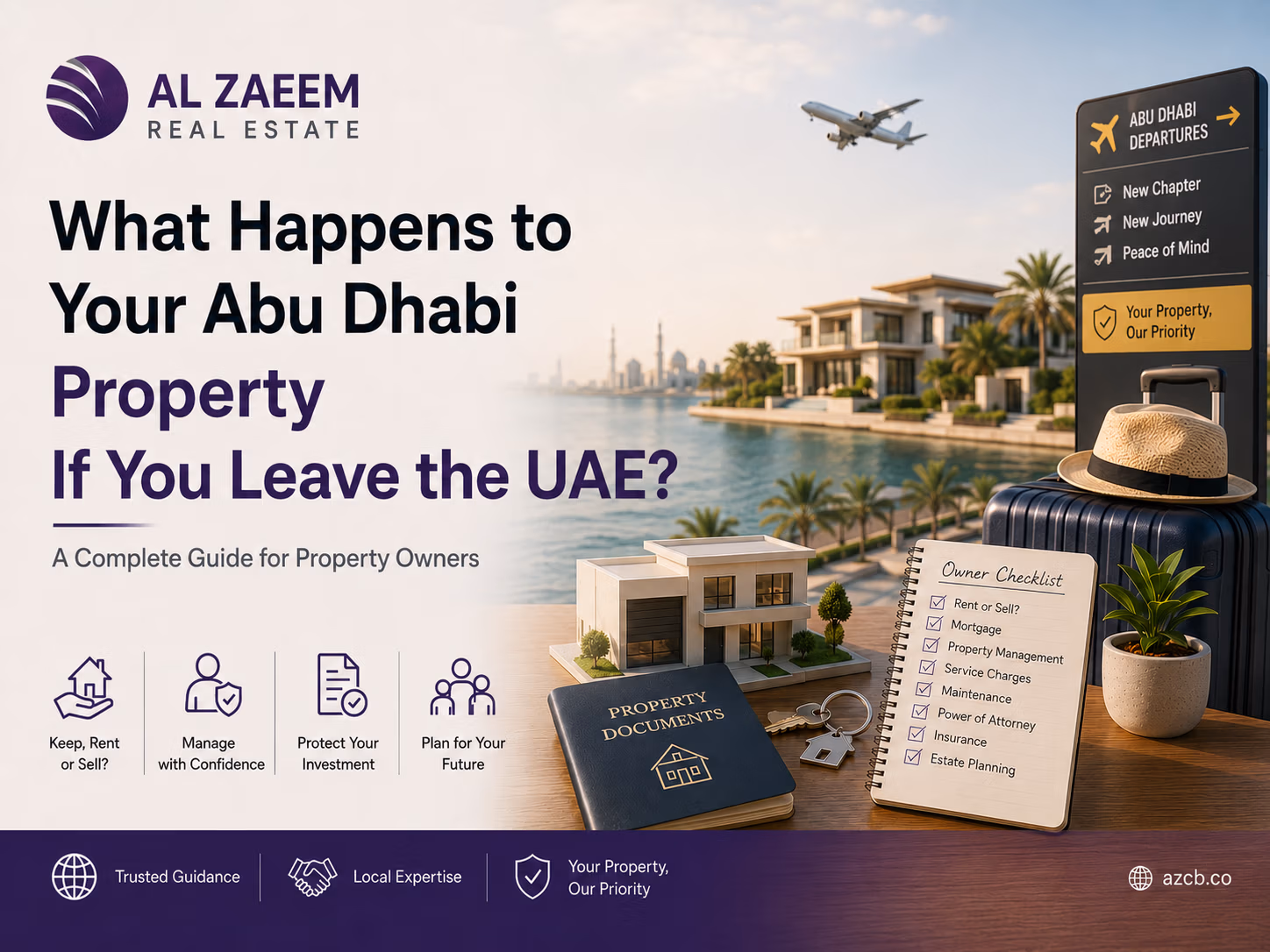 Abu Dhabi property owner preparing to manage a home after leaving the UAE