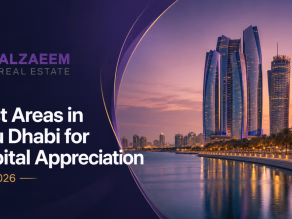 Best areas in Abu Dhabi for capital appreciation in 2026