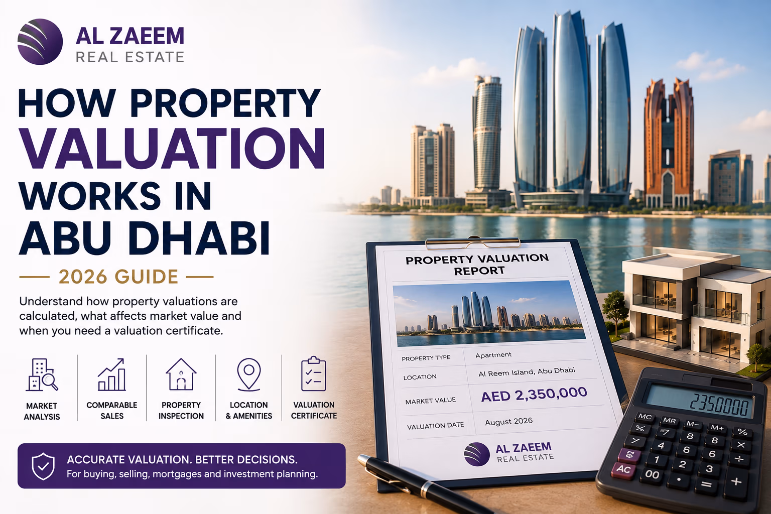 Abu Dhabi property valuation guide for buyers, sellers and investors