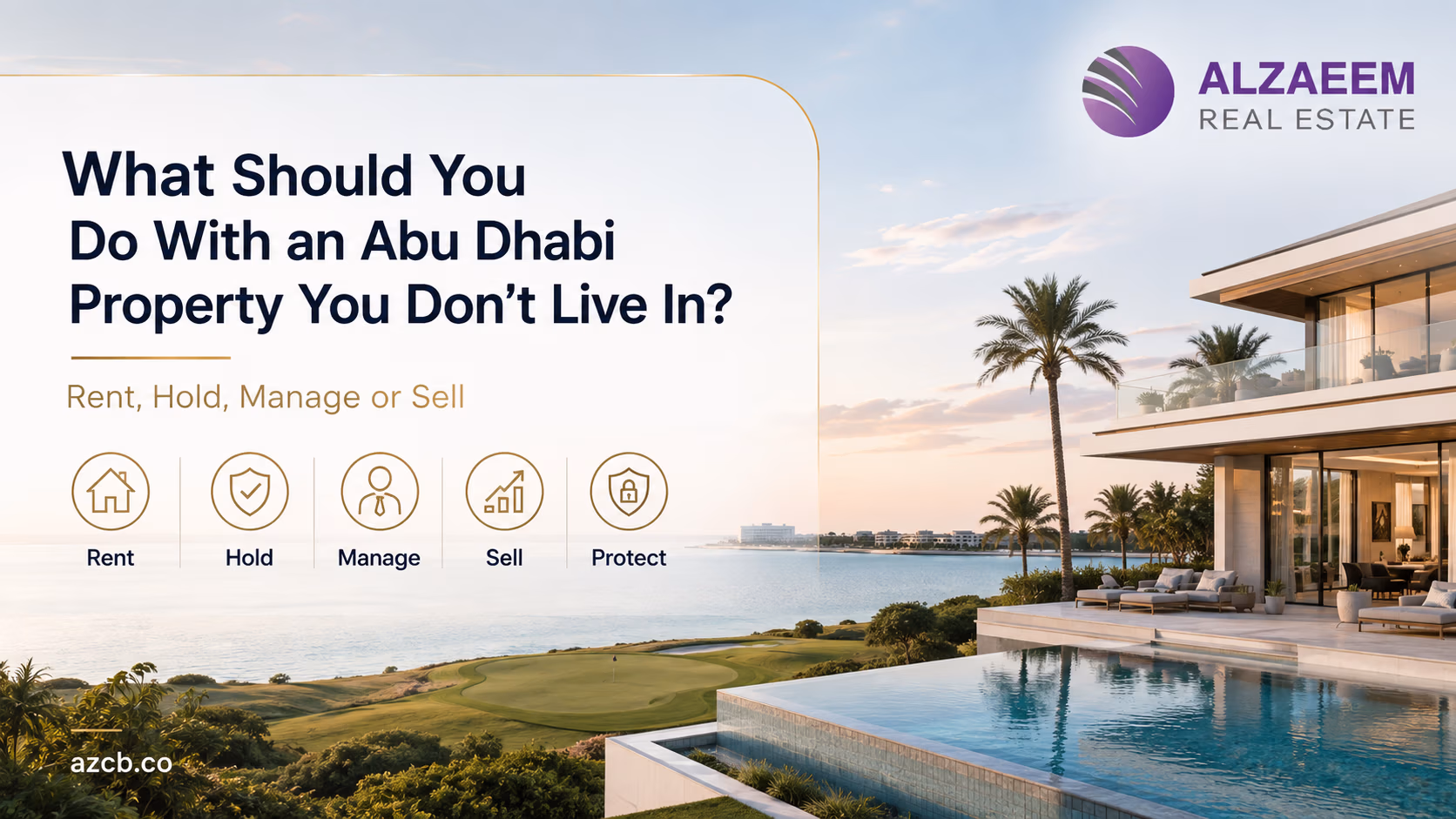 Luxury Abu Dhabi property being managed as an investment while the owner lives elsewhere