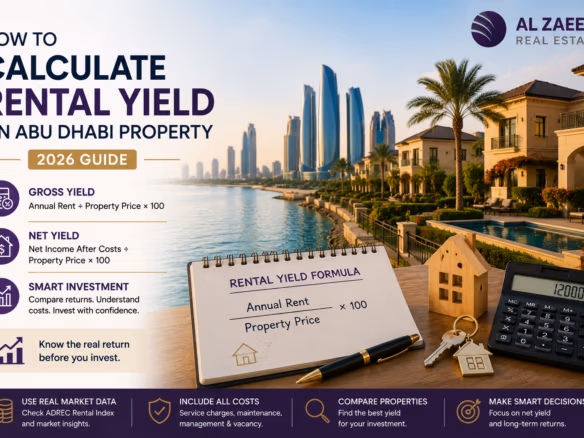 Abu Dhabi rental yield calculation guide for property investors