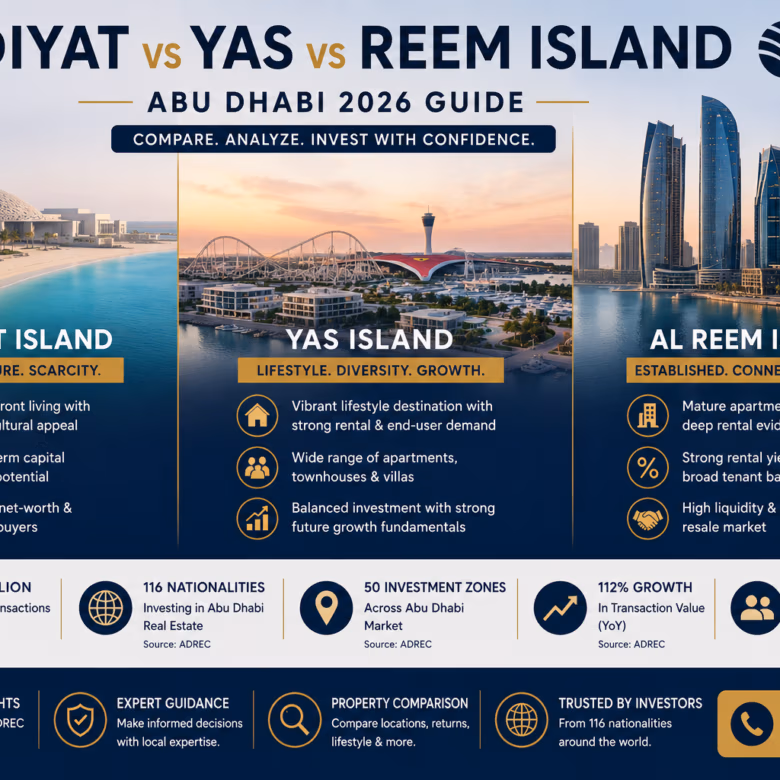 Saadiyat vs Yas vs Reem Island: Abu Dhabi 2026 Guide