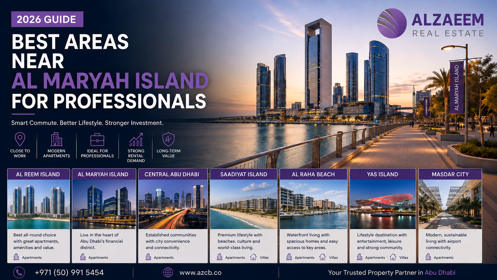 Best areas near Al Maryah Island for professionals in Abu Dhabi 2