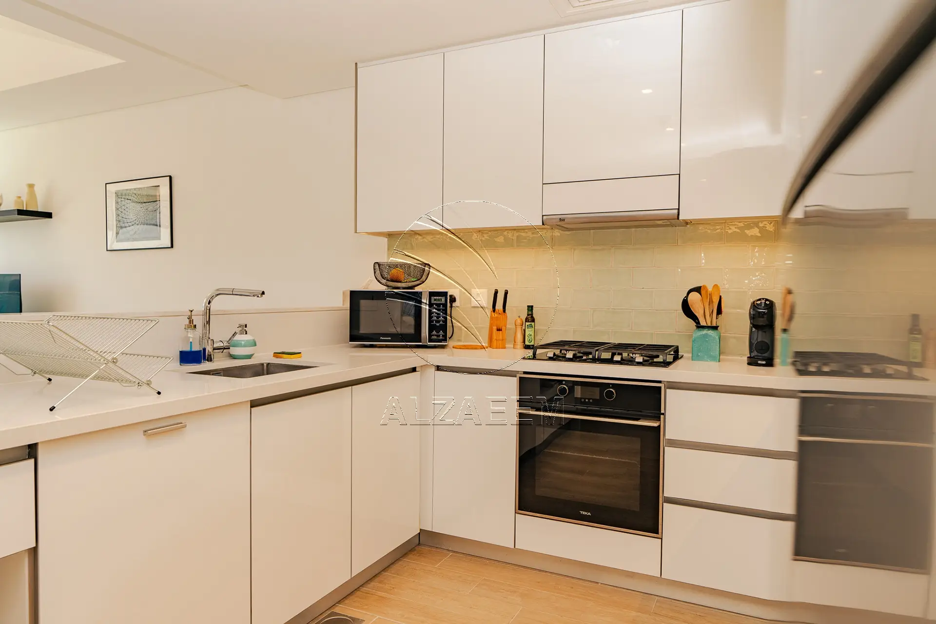 VACANT!High Floor Furnished 2BR+M | Golf+Sea Views