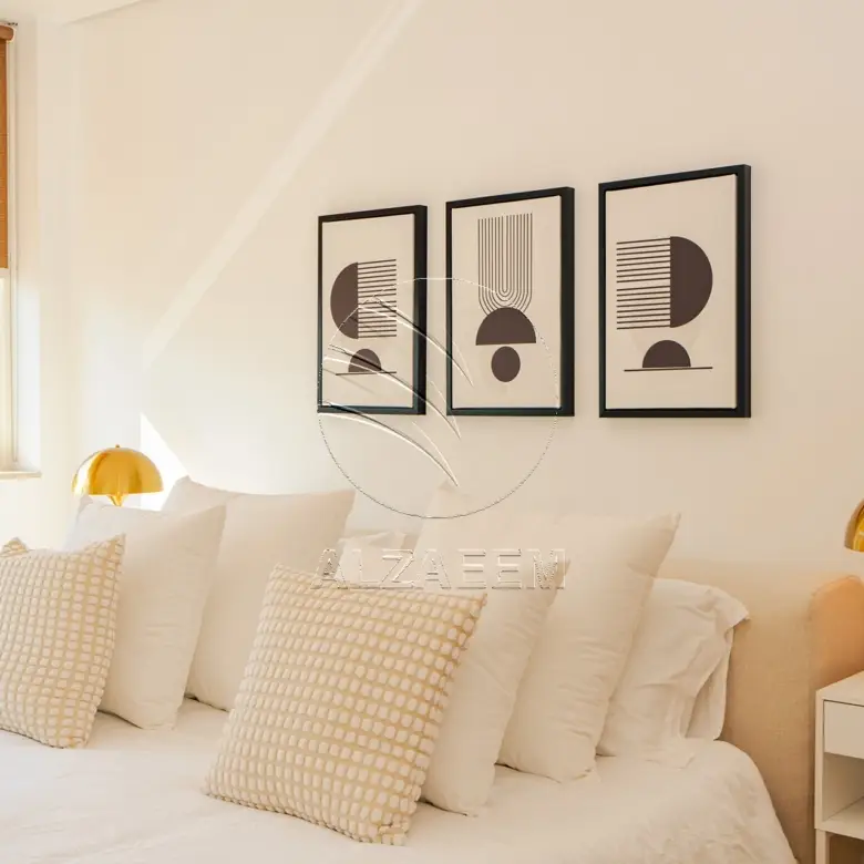 VACANT!High Floor Furnished 2BR+M | Golf+Sea Views