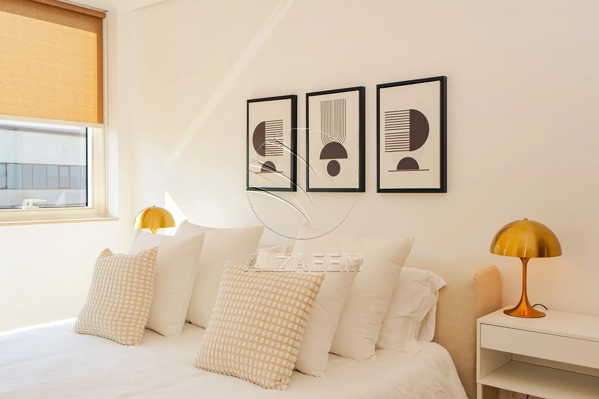 VACANT!High Floor Furnished 2BR+M | Golf+Sea Views