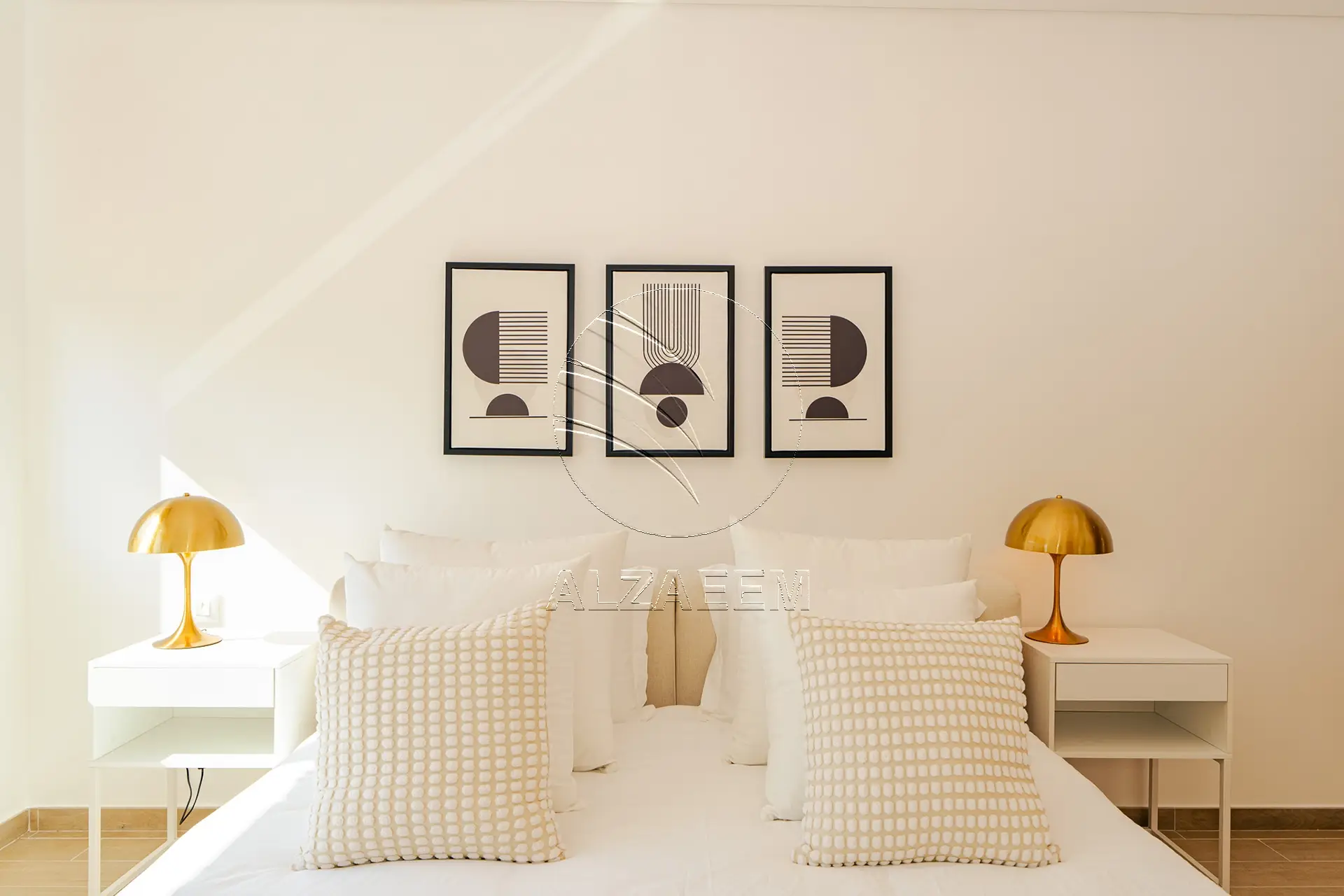 VACANT!High Floor Furnished 2BR+M | Golf+Sea Views