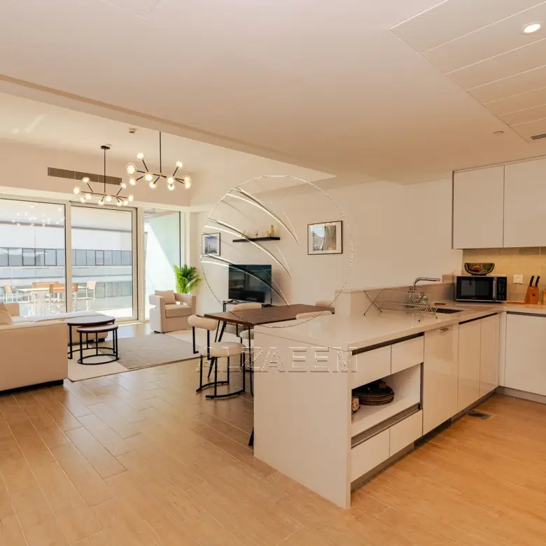 VACANT!High Floor Furnished 2BR+M | Golf+Sea Views