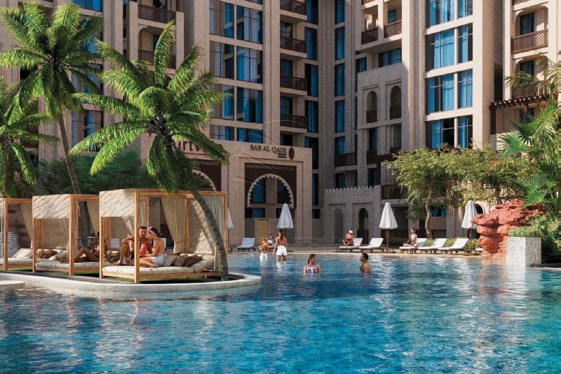√Corner Unit 2BR+M | Overlooking Pool High Level√