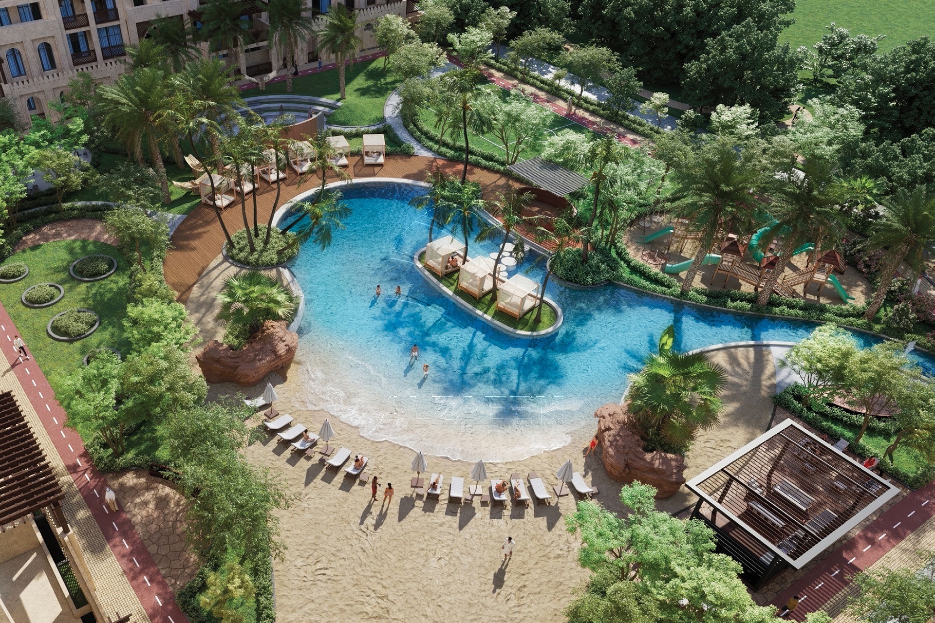 √Corner Unit 2BR+M | Overlooking Pool High Level√