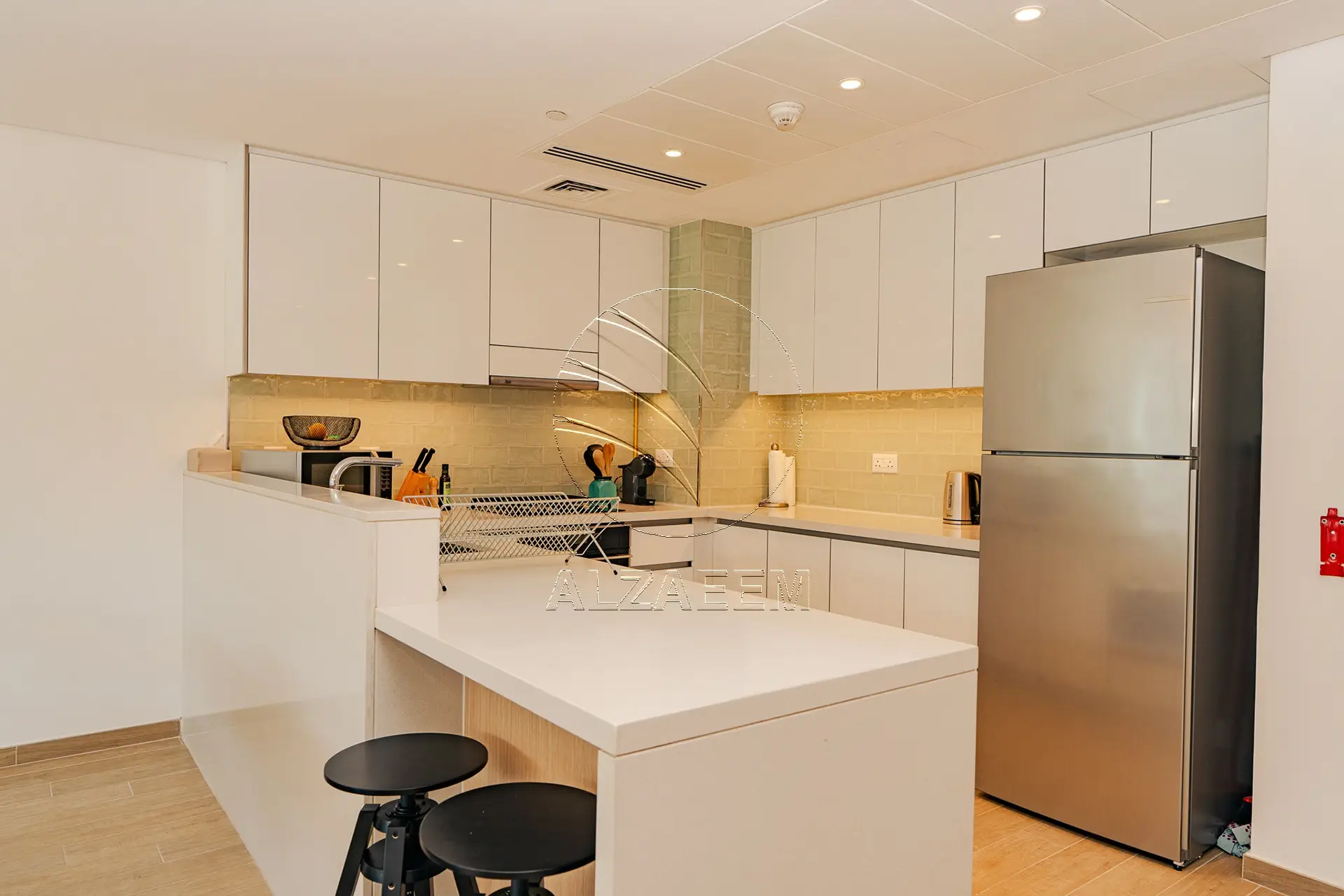 VACANT!High Floor Furnished 2BR+M | Golf+Sea Views